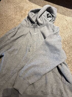 Nike Grey woman’s Hooded Sweatshirt Pullover